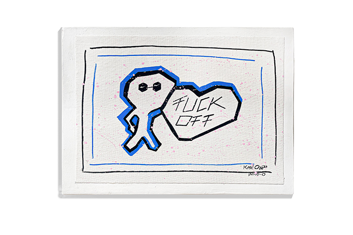 FICKO HEART #1 – heart-themed artwork by Kate Ozé, embracing emotional depth and vulnerability as strength.