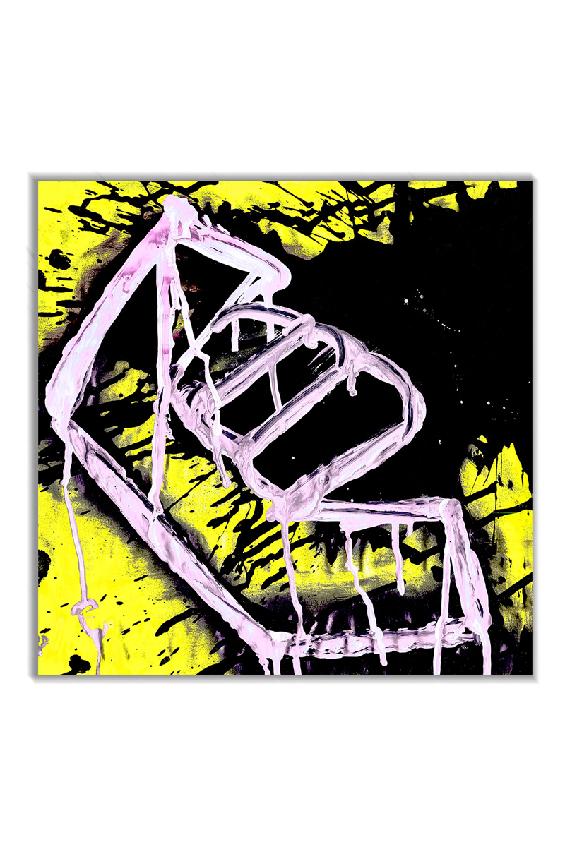 Rebel for Ocean by Kate Ozé – bold pink wave artwork with the handwritten message REBEL 4 OCEAN, symbolizing resistance, ocean protection, and artistic activism.